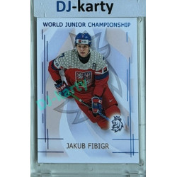 2025/26 Real Cards serie 1 #U20-06 Jakub Fibigr World junior Championship U20 2025/26 Blue 1/9