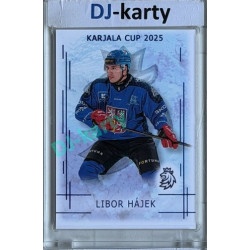 2025/26 Real Cards serie 1 #KC-06 Libor Hájek Karjala cup 2025/26 Blue 6/9