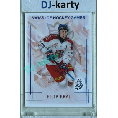 2025/26 Real Cards serie 1 #SHG-12 Filip Král Swiss ice hockey games 2025/26 Blue 8/9