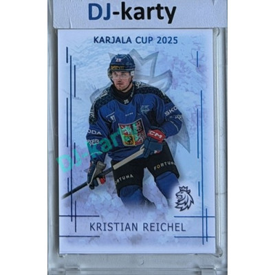 2025/26 Real Cards serie 1 #KC-20 Kristian Reichel Karjala cup 2025/26 Blue 6