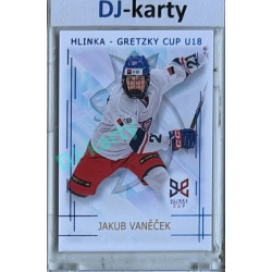 2025/26 Real Cards serie 1 #HG-24 Jakub Vaněček Hlinka-Gretzky cup U18 Blue 6/9