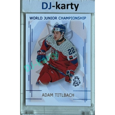 2025/26 Real Cards serie 1 #U20-22 Adam Titlbach World junior Championship U20 2025/26 Blue 6/9