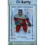 2025/26 Real Cards serie 1 #U20-21 Petr Sikora World junior Championship U20 2025/26 Blue 8/9