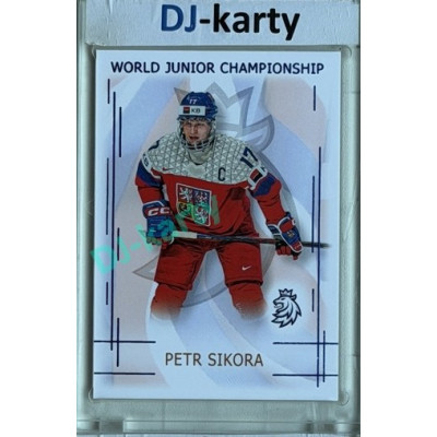 2025/26 Real Cards serie 1 #U20-21 Petr Sikora World junior Championship U20 2025/26 Blue 8/9