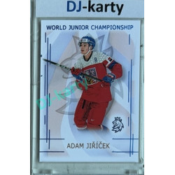 2025/26 Real Cards serie 1 #U20-10 Adam Jiříček World junior Championship U20 2025/26 Blue 8/9
