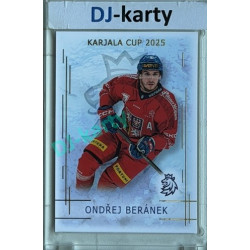2025/26 Real Cards serie 1 #KC-02 Ondřej Beránek Karjala cup 2025/26 Gold xx/50