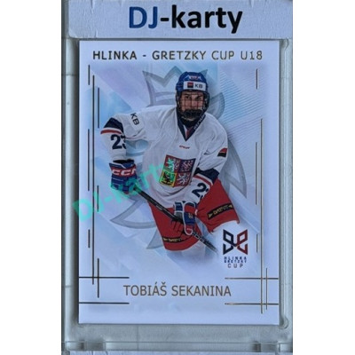 2025/26 Real Cards serie 1 #HG-18 Tobiáš Sekanina Hlinka-Gretzky cup U18 Gold xx/50