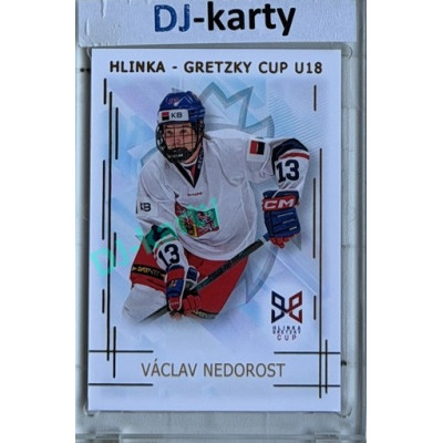 2025/26 Real Cards serie 1 #HG-11 Václav Nedorost Hlinka-Gretzky cup U18 Gold xx/50