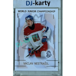 2025/26 Real Cards serie 1 #U20-16 Václav Nestrašil World junior Championship U20 2025/26 Gold xx/50