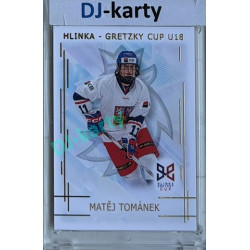2025/26 Real Cards serie 1 #HG-21 Matěj Tománek Hlinka-Gretzky cup U18 Gold xx/50