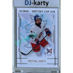 2025/26 Real Cards serie 1 #HG-04 Michal Hartl Hlinka-Gretzky cup U18 Gold xx/50