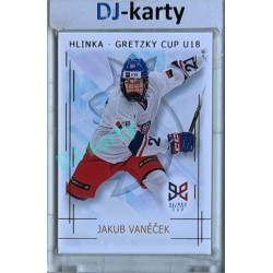 2025/26 Real Cards serie 1 #HG-24 Jakub Vaněček Hlinka-Gretzky cup U18 Gold xx/50