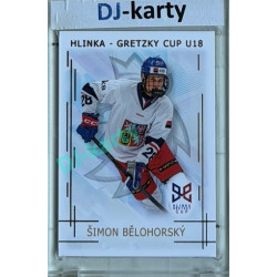 2025/26 Real Cards serie 1 #HG-01 Šimon Bělohorský Hlinka-Gretzky cup U18 Gold xx/50
