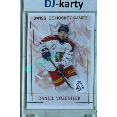 2025/26 Real Cards serie 1 #SHG-25 Daniel Voženílek Swiss ice hockey games 2025/26 Gold xx/50