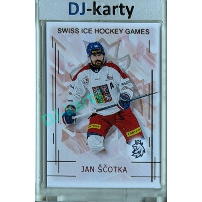 2025/26 Real Cards serie 1 #SHG-22 Jan Ščotka Swiss ice hockey games 2025/26 Gold xx/50