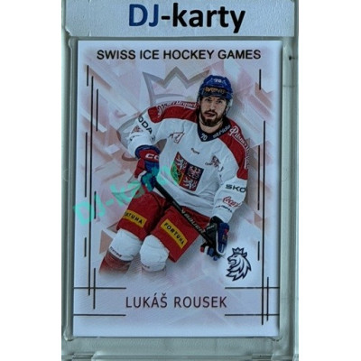 2025/26 Real Cards serie 1 #SHG-19 Lukáš Rousek Swiss ice hockey games 2025/26 Gold xx/50
