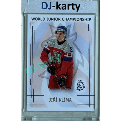 2025/26 Real Cards serie 1 #U20-11 Jiří Klíma World junior Championship U20 2025/26 Gold xx/50