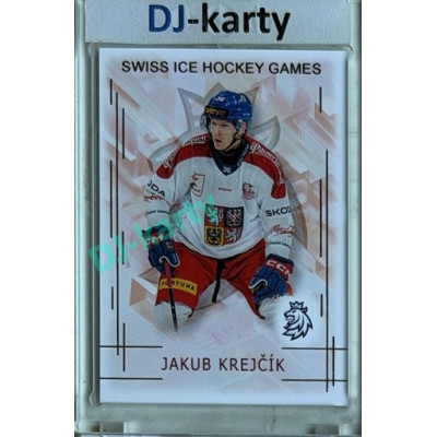 2025/26 Real Cards serie 1 #SHG-13 Jakub Krejčík Swiss ice hockey games 2025/26 Gold xx/50