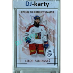 2025/26 Real Cards serie 1 #SHG-26 Libor Zábranský Swiss ice hockey games 2025/26 Gold xx/50
