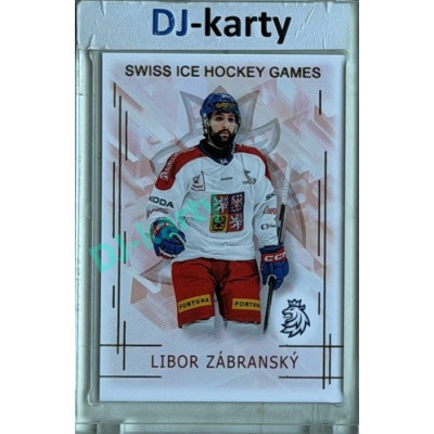 2025/26 Real Cards serie 1 #SHG-26 Libor Zábranský Swiss ice hockey games 2025/26 Gold xx/50