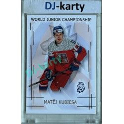 2025/26 Real Cards serie 1 #U20-12 Matěj Kubiesa World junior Championship U20 2025/26 Gold xx/50