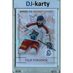 2025/26 Real Cards serie 1 #SHG-18 Filip Pyrochta Swiss ice hockey games 2025/26 Gold xx/50