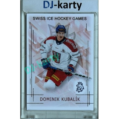 2025/26 Real Cards serie 1 #SHG-14 Dominik Kubalík Swiss ice hockey games 2025/26 Gold xx/50