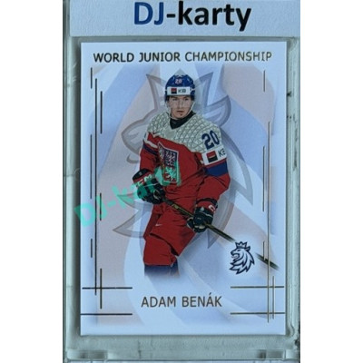2025/26 Real Cards serie 1 #U20-01 Adam Benák World junior Championship U20 2025/26 Gold xx/50