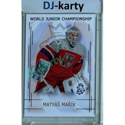 2025/26 Real Cards serie 1 #U20-14 Matyáš Mařík World junior Championship U20 2025/26 Gold xx/50