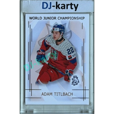 2025/26 Real Cards serie 1 #U20-22 Adam Titlbach World junior Championship U20 2025/26 Gold xx/50