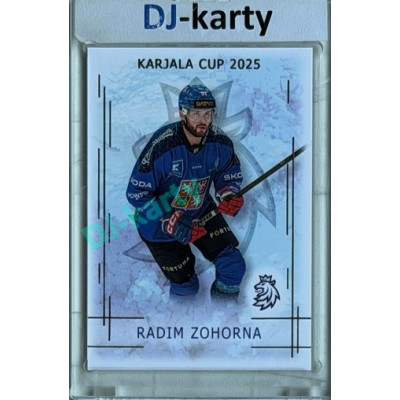 2025/26 Real Cards serie 1 #KC-26 Radim Zohorna Karjala cup 2025/26 Gold xx/50
