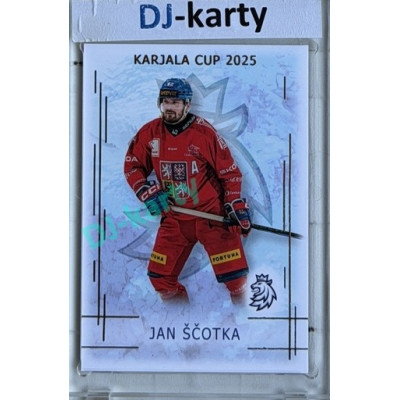 2025/26 Real Cards serie 1 #KC-23 Jan Ščotka Karjala cup 2025/26 Gold xx/50