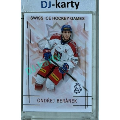 2025/26 Real Cards serie 1 #SHG-02 Ondřej Beránek Swiss ice hockey games 2025/26 Gold xx/50