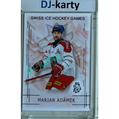 2025/26 Real Cards serie 1 #SHG-01 Marian Adámek Swiss ice hockey games 2025/26 Gold xx/50
