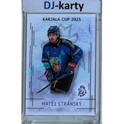 2025/26 Real Cards serie 1 #KC-22 Matěj Stránský Karjala cup 2025/26 Gold xx/50