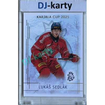 2025/26 Real Cards serie 1 #KC-21 Lukáš Sedlák Karjala cup 2025/26 Gold xx/50