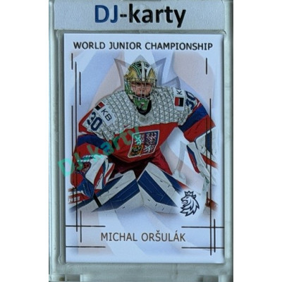 2025/26 Real Cards serie 1 #U20-18 Michal Oršulák World junior Championship U20 2025/26 Gold xx/50