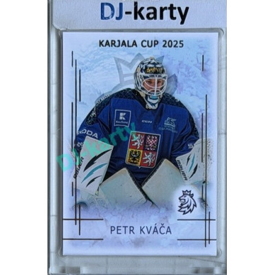 2025/26 Real Cards serie 1 #KC-17 Petr Kváča Karjala cup 2025/26 Gold xx/50