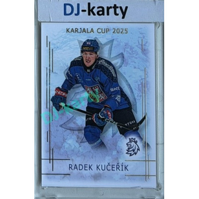 2025/26 Real Cards serie 1 #KC-15 Radek Kučeřík Karjala cup 2025/26 Gold xx/50