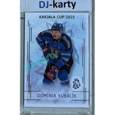 2025/26 Real Cards serie 1 #KC-14 Dominik Kubalík Karjala cup 2025/26 Gold xx/50