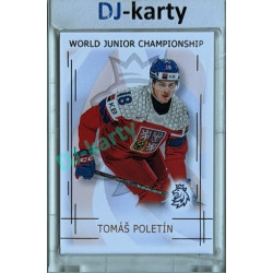 2025/26 Real Cards serie 1 #U20-19 Tomáš Poletín World junior Championship U20 2025/26 Gold xx/50