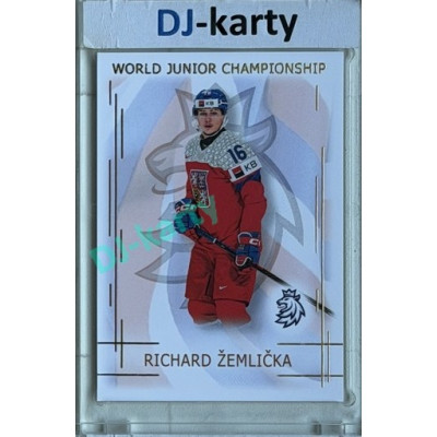 2025/26 Real Cards serie 1 #U20-23 Richard Žemlička World junior Championship U20 2025/26 Gold xx/50