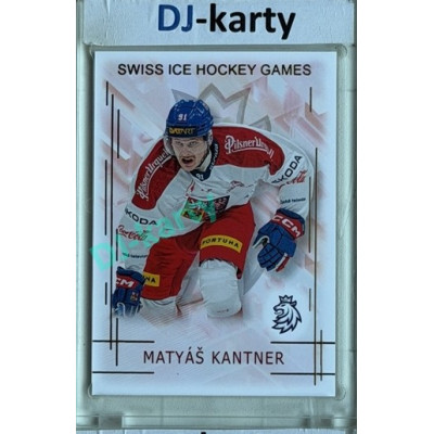 2025/26 Real Cards serie 1 #SHG-08 Matyáš Kantner Swiss ice hockey games 2025/26 Gold xx/50