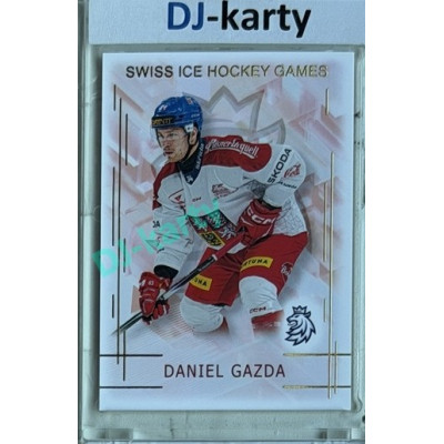 2025/26 Real Cards serie 1 #SHG-06 Daniel Gazda Swiss ice hockey games 2025/26 Gold xx/50