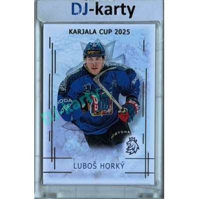 2025/26 Real Cards serie 1 #KC-07 Luboš Horký Karjala cup 2025/26 Gold xx/50