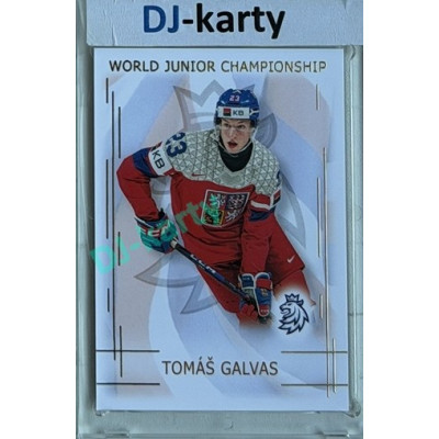 2025/26 Real Cards serie 1 #U20-07 Tomáš Galvas World junior Championship U20 2025/26 Gold xx/50