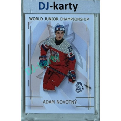 2025/26 Real Cards serie 1 #U20-17 Adam Novotný World junior Championship U20 2025/26 Gold xx/50