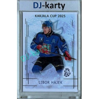 2025/26 Real Cards serie 1 #KC-06 Libor Hájek Karjala cup 2025/26 Gold xx/50