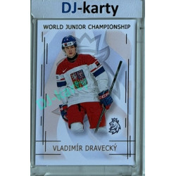 2025/26 Real Cards serie 1 #U20-05 Vladimír Dravecký World junior Championship U20 2025/26 Gold xx/50