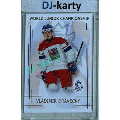 2025/26 Real Cards serie 1 #U20-05 Vladimír Dravecký World junior Championship U20 2025/26 Gold xx/50